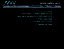 Tablet Screenshot of mahnamahna.net